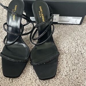 Saint Laurent heels , black, size 41 runs small